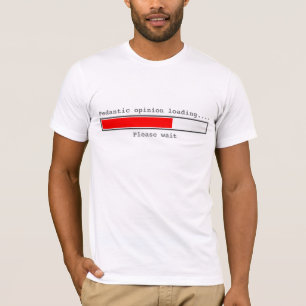 T-shirt pédant de chargement d'opinion