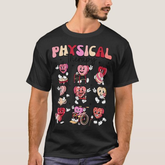 T-shirt Pediatric Physical Therapy Pt Pta Happy Valentine' (Devant)