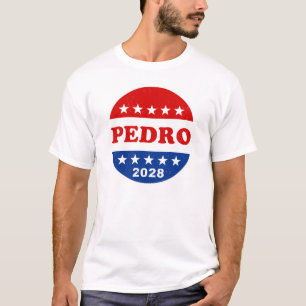 T-shirt Pedro 2028 Vintage rouge blanc bleu