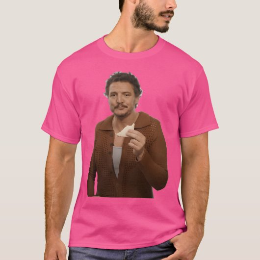 T-shirt Pedro Pascal Mange Un Sandwich... (Devant)