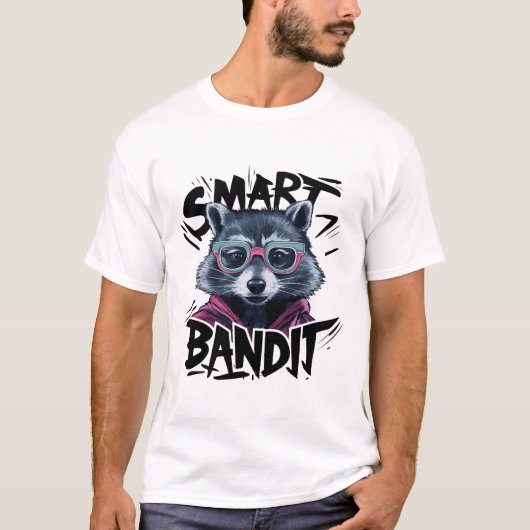 T-shirt Pedro Raccoon élégant (Devant)
