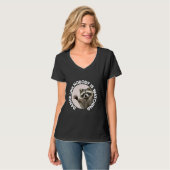 T-shirt Pedro Racoon Funny Animal Mignonne Design Amusant (Devant entier)