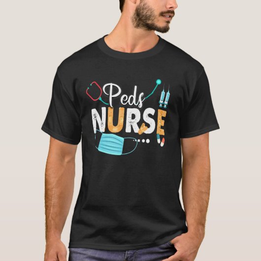 T-shirt Peds Infirmières Soins Infirmiers Mignons Semaine  (Devant)