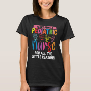 T-shirt PEDS Nurse Pour toute la petite infirmière pédia