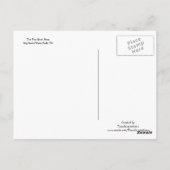 T-shirt Pee Rest Area/Big Bend State Park, TX Briefkaart (Achterkant)