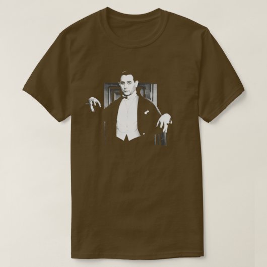 T-shirt Pee Wee Herman en tant que Bela Lugosi Dracula (Design devant)