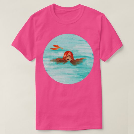 T-shirt Peekaboo Mermaid (Design devant)