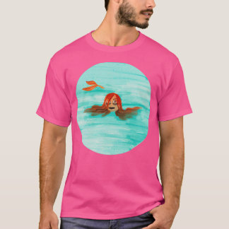 T-shirt Peekaboo Mermaid