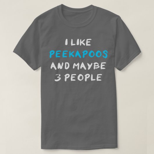 T-shirt Peekapoo (Design devant)