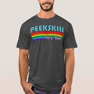 T-shirt Peekskill New York Pride Peekskill LGBT Cadeau LGB