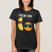 T-shirt Peelin Cool Funny Fruit Pun Dark BG (Devant)