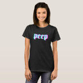 T-shirt Peep E Boy Emo Sad People Vaporwave Glitch Style P (Devant entier)