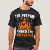 T-shirt Peepaw Derrière Le Petit Cadeau D'Halloween Citrou (Devant)