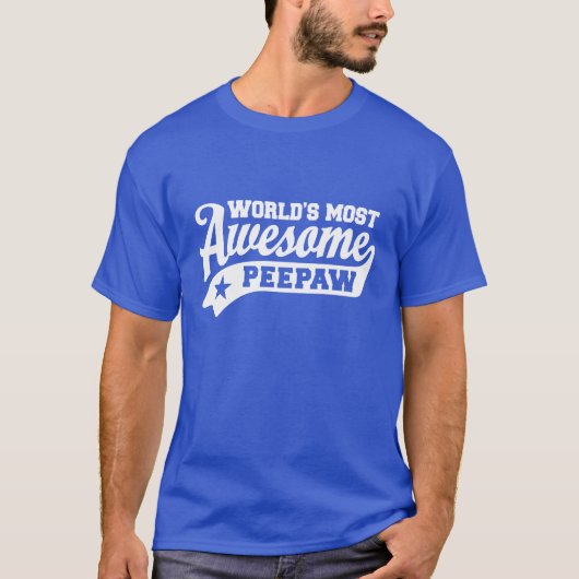 T-shirt PeePaw le plus génial au monde (Devant)