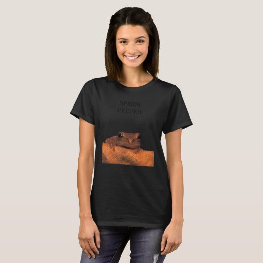 T-shirt Peeping Spring Peeper (Devant entier)