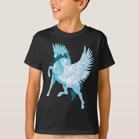 T-shirt Pégase mythologie grecque Cheval ailé (Devant)