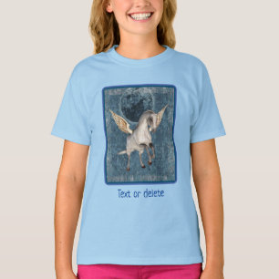 T-shirt Pegasus Blue Moon Imaginaire Cheval Art