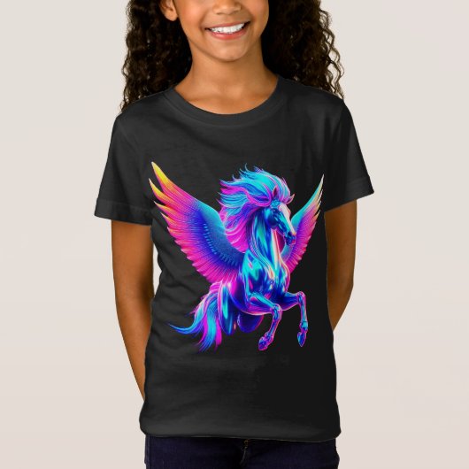 T-Shirt pegasus brillant (Devant)