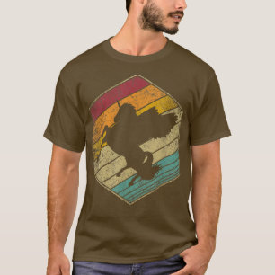 T-shirt Pegasus Horse Unicorne Livres Magie Lecture Retro