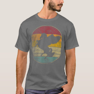 T-shirt Pegasus Horse Unicorne Vintage démantelée les anné