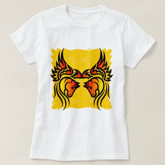 T-shirt Pegasus jumeau (Design devant)