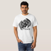 T-shirt Pegasus noir (Devant entier)