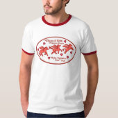 T-shirt Pegasus Posse Ruby Réunion Sonneur (Devant)