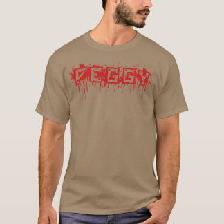 T-shirt Peggy Prénom Halloween Costume Personnalisé