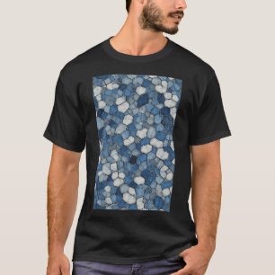 T-shirt Peigne de miel fracturé : Motif de carreaux craqué