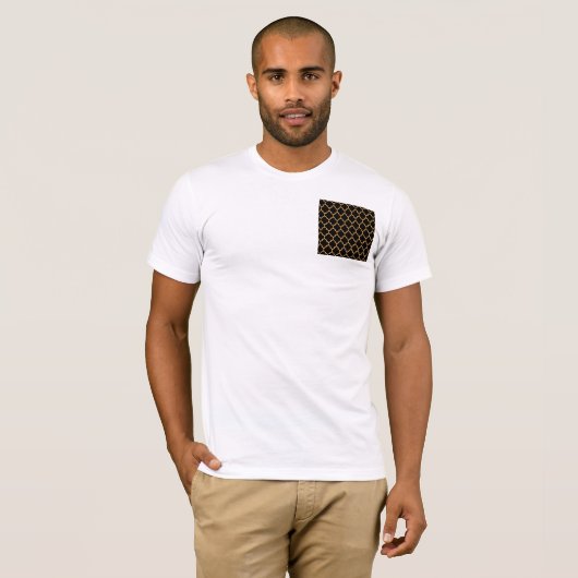 T-shirt Peigne noir (Devant entier)