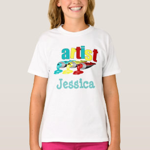 T-shirt Peignez la fête d'anniversaire d'art d'artiste
