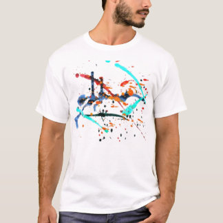 T-shirt peignez l'éclaboussure