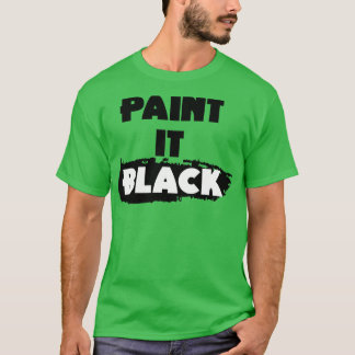 T-shirt Peindre en noir