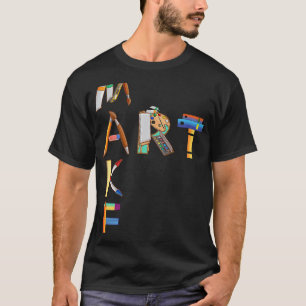T-shirt Peindre l'artiste de l'art Palette et pinceaux pei