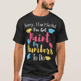 T-shirt Peindre par les chiffres Drôle cadeau