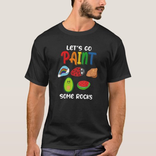 T-shirt Peindre Quelques Roches (Devant)