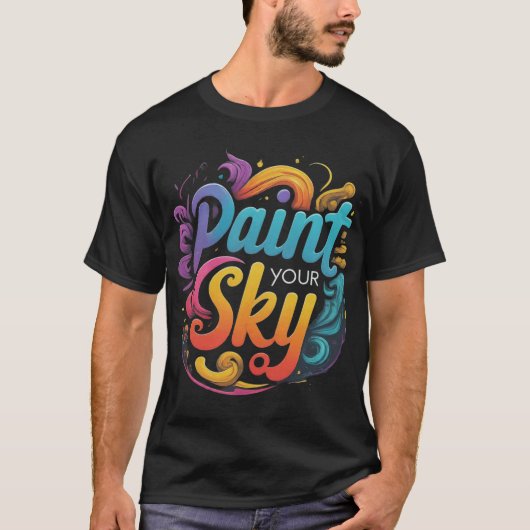 T-shirt Peindre votre ciel (Devant)