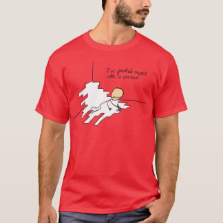 T-shirt Peint dans un coin