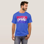 T-Shirt Peint Fierté Bi (Devant entier)