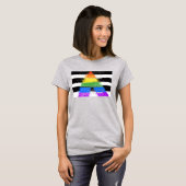 T-Shirt Peint Fierté d'Ally (Devant entier)