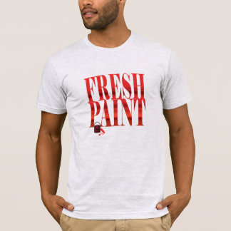 T-shirt peint frais