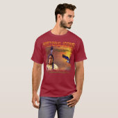 T-shirt peint par le chef Sioux Lakota (Devant entier)