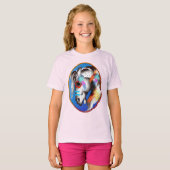 T-Shirt Peint Pony encadré (Devant entier)