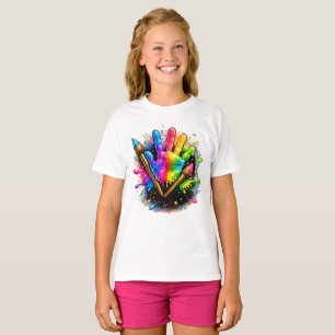 T-shirt Peintre Artiste Peinture Colorée