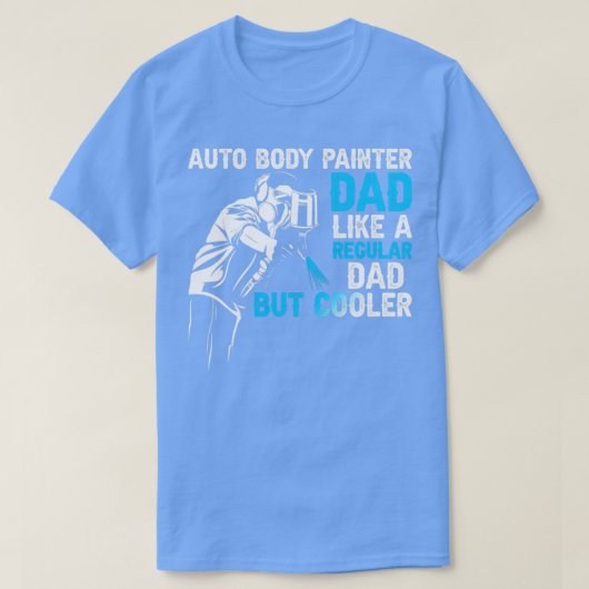 T-shirt Peintre de corps auto papa (Design devant)