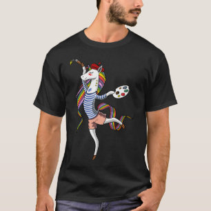 T-shirt Peintre de licorne