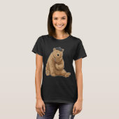 T-shirt Peintre d'ours pinceau (Devant entier)