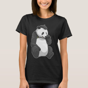 T-shirt Peintre Panda Peinture brosse