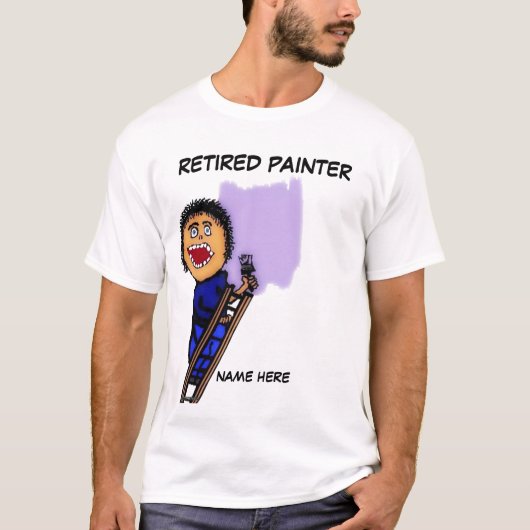 T-shirt Peintre retraité (Devant)
