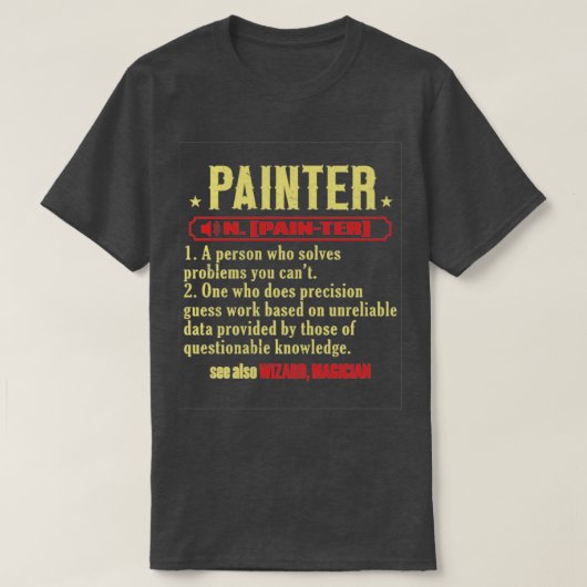 T-shirt Peintre Union Maison Peintre2 (Design devant)